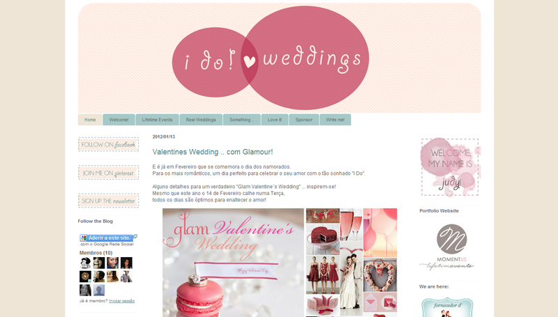 Blogger Blog for I Do Weddings