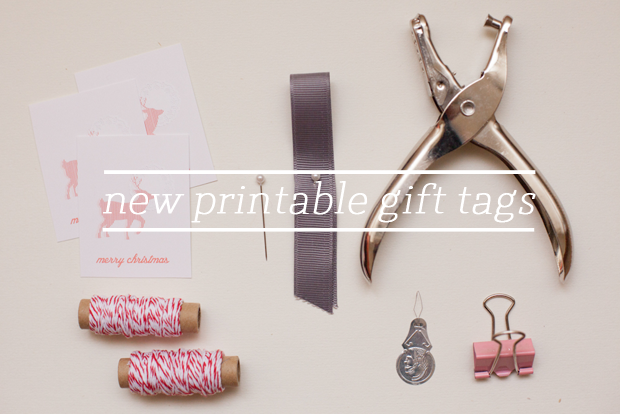 New Printable Gift Tags // Twiggs Designs