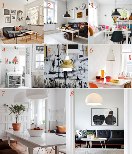 Interior Style Lighting Details in Scandinavian, Vintage & Industrial style