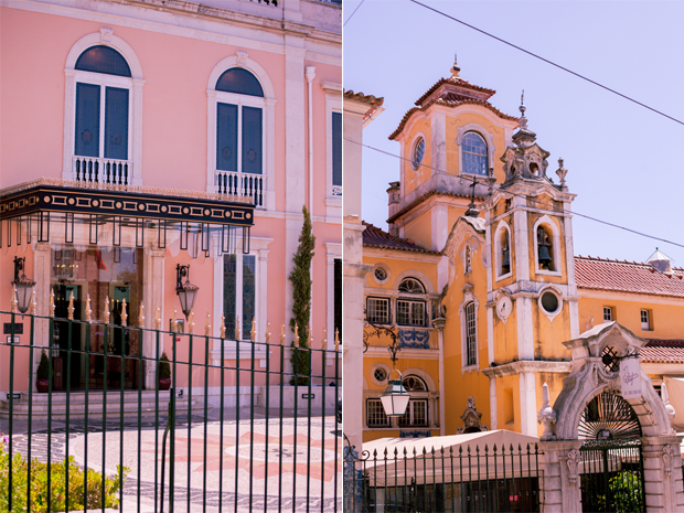 Lapa Palace Hotel details and a Church in Lapa, Lisbon by Twiggs Photography